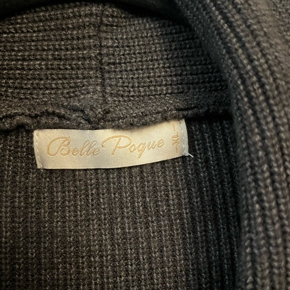 Retro peplum knit cardigan - Picture 2 of 8